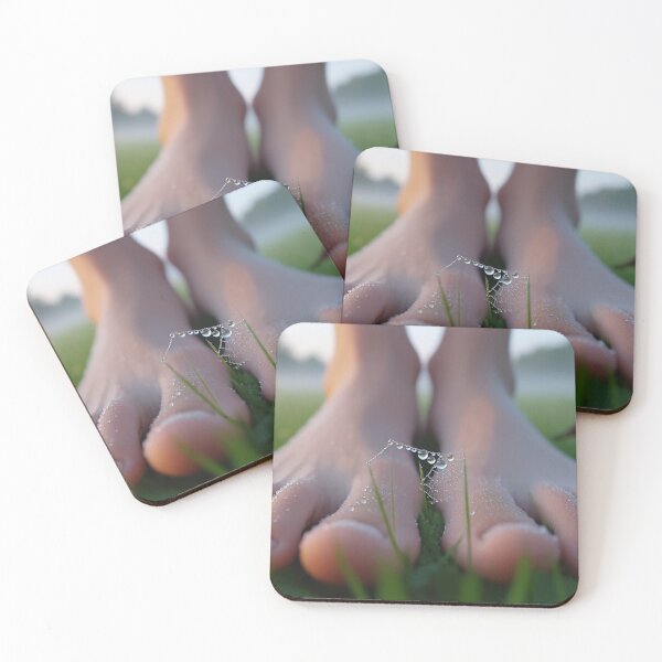 Item preview, barefoot on a dewy meadow designed and sold by psychoshadow.