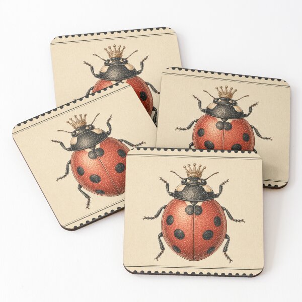 Item preview, Classic Ladybug Vintage Illustration designed and sold by Soul Garden Studio.