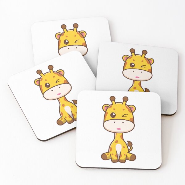 Item preview, Cute Chibi Winking Giraffe Cartoon designed and sold by Lorraine N 	 Morneau.