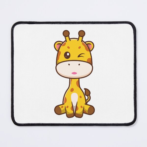 Item preview, Cute Chibi Winking Giraffe Cartoon designed and sold by Lorraine N 	 Morneau.