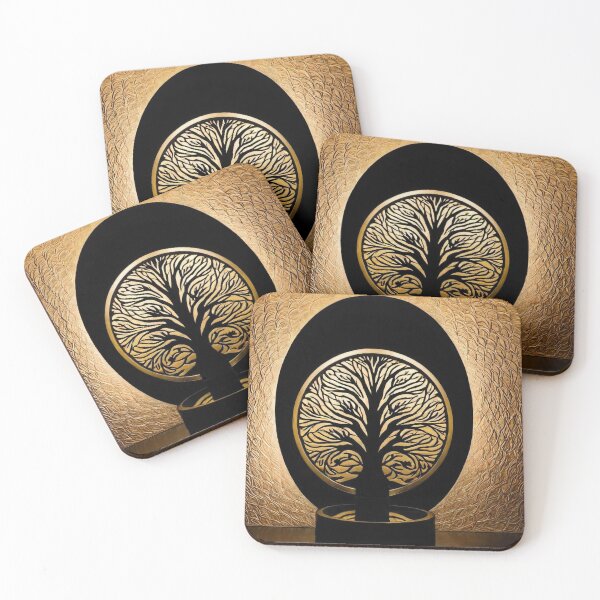 Item preview, Golden Tree of Life Silhouette designed and sold by momomoMNJ.