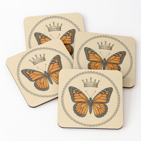 Item preview, Vintage Monarch ButterflyStamp Illustration designed and sold by Soul Garden Studio.