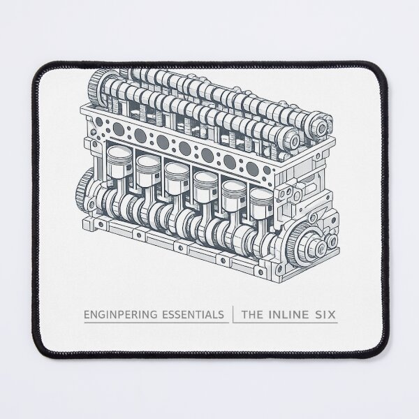 Item preview, Engineering Essentials – The Inline Six Schematic designed and sold by Ermicioi.