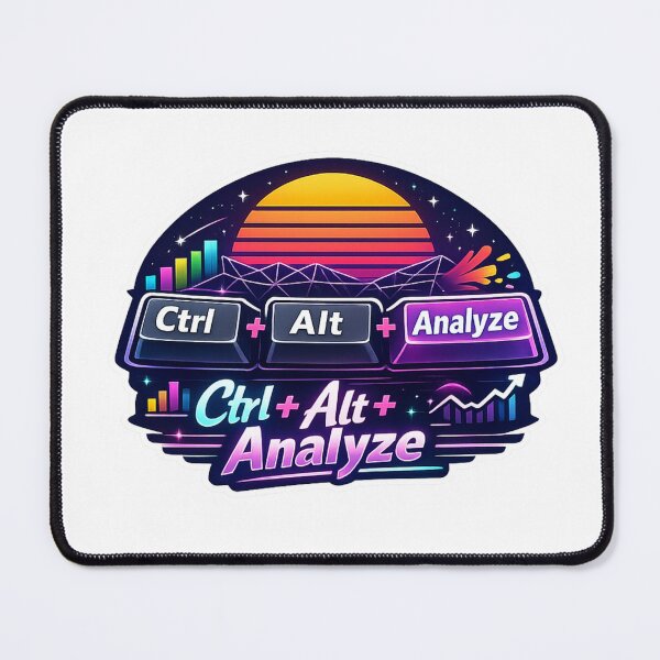 Item preview, Ctrl + Alt + Analyze – Tech Humor Sticker designed and sold by BrightMindPrint.