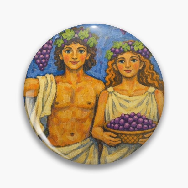 Item preview, Liber and Libera, Roman God and Goddess of Wine and Freedom designed and sold by KRainbird.