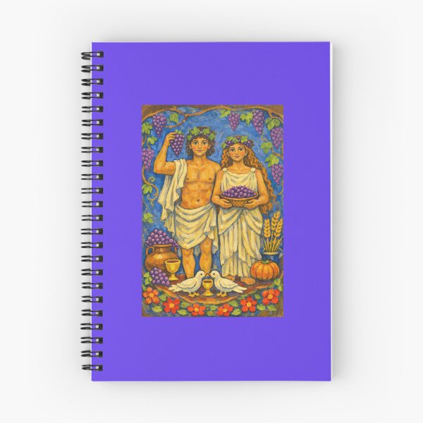 Item preview, Liber and Libera, Roman God and Goddess of Wine and Freedom designed and sold by KRainbird.