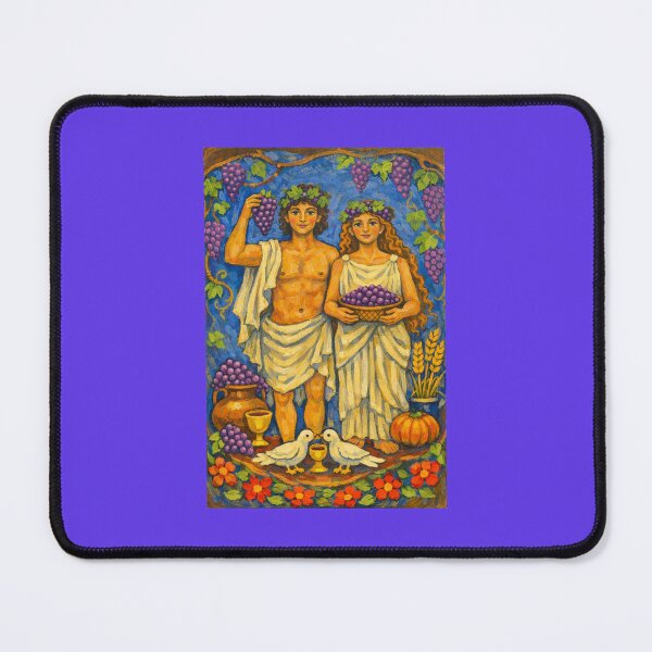 Item preview, Liber and Libera, Roman God and Goddess of Wine and Freedom designed and sold by KRainbird.