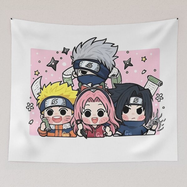 Item preview, Cute Ninja Team Chibi Anime | Kawaii Shinobi Squad Manga Art designed and sold by Dyan4.