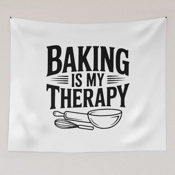 Item preview, Baking Is My Therapy designed and sold by Frank Ring.