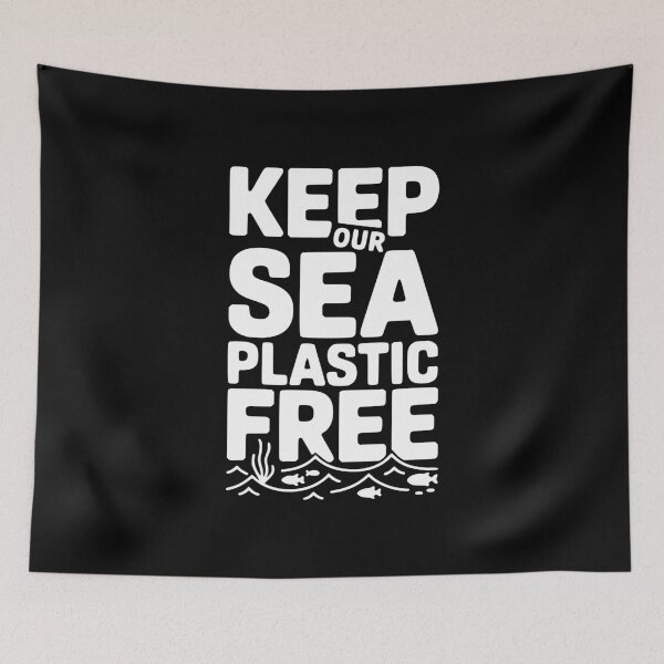 Item preview, Keep Our Sea Plastic Free designed and sold by Frank Ring.