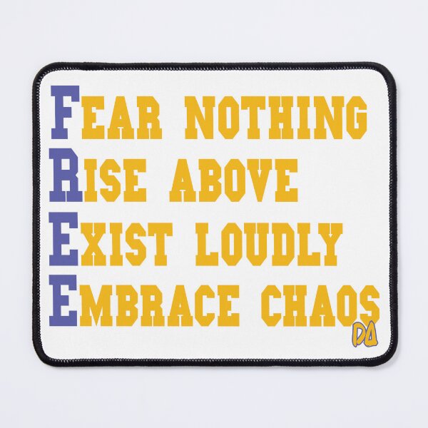 Item preview, FREE Acronym Fear Nothing Varsity Typography Streetwear Graphic designed and sold by DesignArtist.ia.