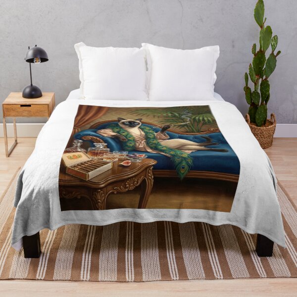 Item preview, Classy Black Cat And Cigarette Wall Arts designed and sold by Eiwaprints.