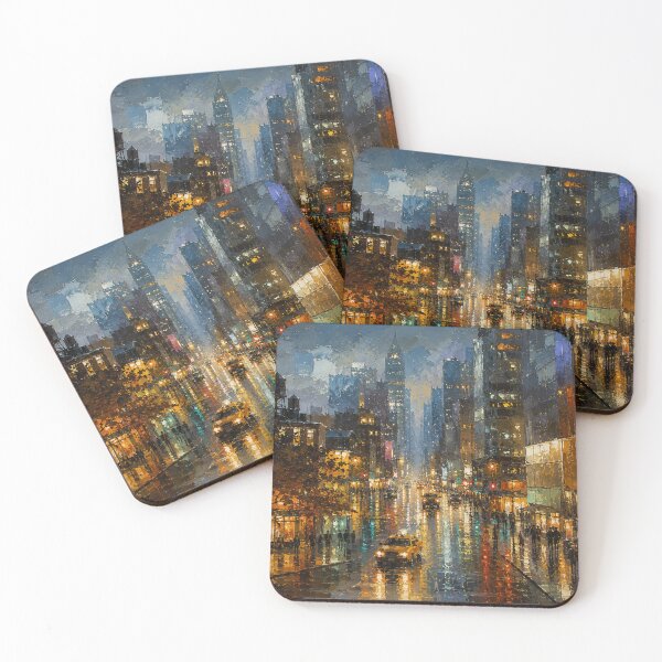 Item preview, Rainy City Night Impression designed and sold by SaryaSmyth19.
