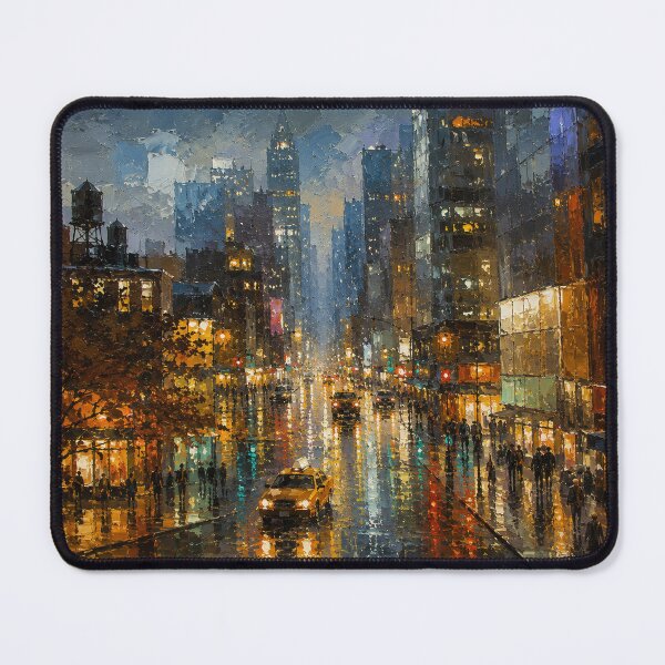Item preview, Rainy City Night Impression designed and sold by SaryaSmyth19.