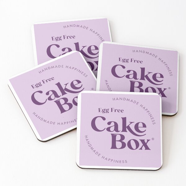 Item preview, Cake Box Egg Free Cake Shop Lavender Logo designed and sold by Lorraine N 	 Morneau.