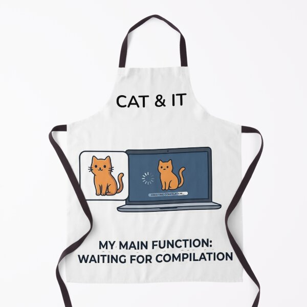 Item preview, Funny Programmer Gift My Main Function Waiting For  Compilation Cat Developer Humor Shirt Coder Gift designed and sold by Dev Mode.