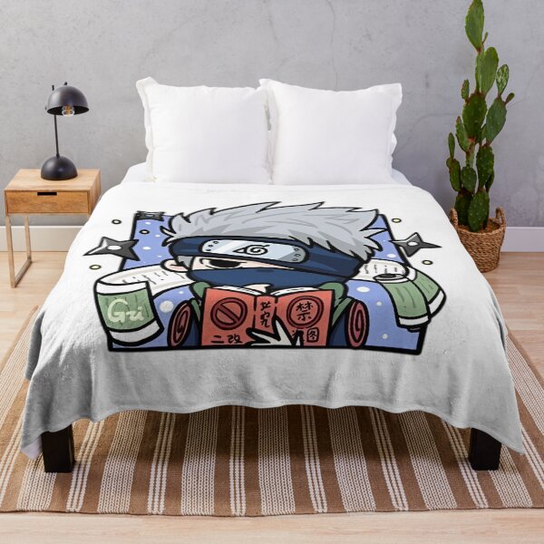Item preview, Kakashi Hatake Chibi Ninja Reading Scroll Cute Anime Art  designed and sold by Dyan4.