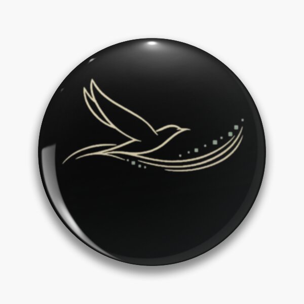 Item preview, Minimalist Flying Bird Line Art Aesthetic Back Print designed and sold by Inkfino.