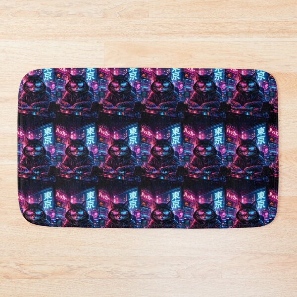 Item preview, Tokyo Neon Cat Hacker designed and sold by Neo Tokio.