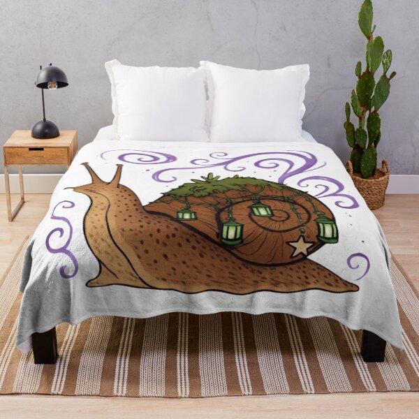 Item preview, Whimsical Cottagecore Snail Fantasy Art designed and sold by HoneyBreezeCo.