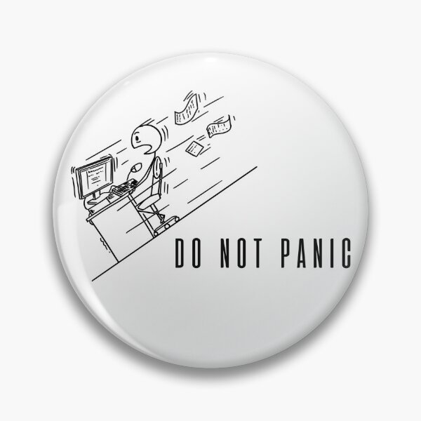 Item preview, Do Not Panic designed and sold by SilverOutlining.