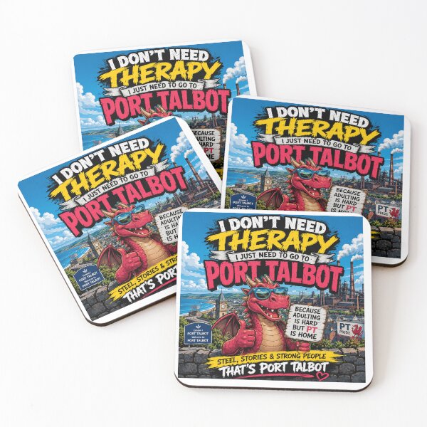 Item preview, I Don’t Need Therapy I Just Need to Go to Port Talbot T-Shirt | Funny Wales Travel Graphic Tee | Port Talbot Pride Shirt designed and sold by Sushikidsntoddlers.
