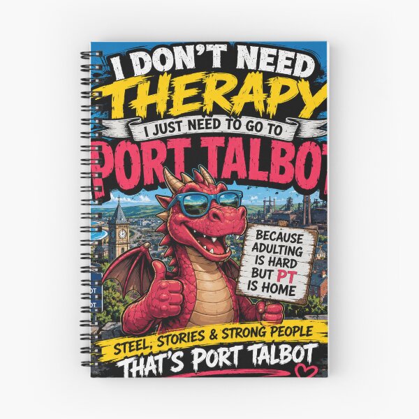 Item preview, I Don’t Need Therapy I Just Need to Go to Port Talbot T-Shirt | Funny Wales Travel Graphic Tee | Port Talbot Pride Shirt designed and sold by Sushikidsntoddlers.