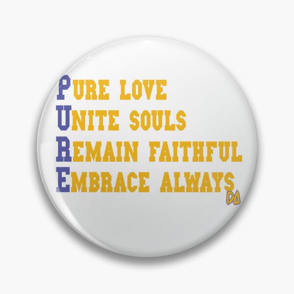 Item preview, PURE Acronym Love Unite Souls Varsity Typography Streetwear Graphic designed and sold by DesignArtist.ia.