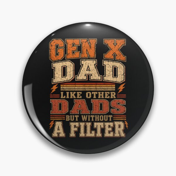 Item preview, Gen X Dad Like Other Dads But Without A Filter T-Shirt, Gen X Dad Gift, Funny Dad Graphic Tee, Retro Dad Shirt designed and sold by pipolabco.