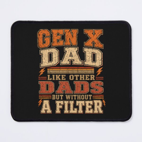 Item preview, Gen X Dad Like Other Dads But Without A Filter T-Shirt, Gen X Dad Gift, Funny Dad Graphic Tee, Retro Dad Shirt designed and sold by pipolabco.