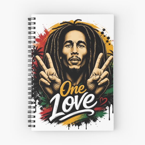 Item preview, Bob Marley One Love Reggae Art designed and sold by IslandQuoteShop.