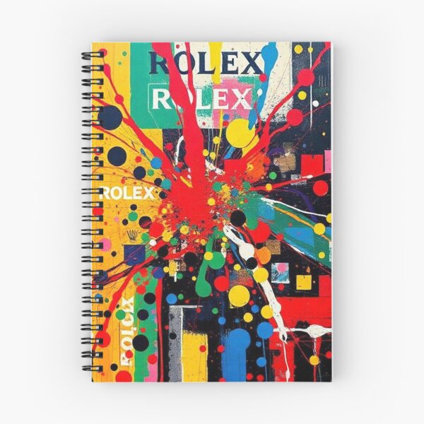 Item preview, Luxury Rolex-style typography on a multicolored paint background designed and sold by RAISC.
