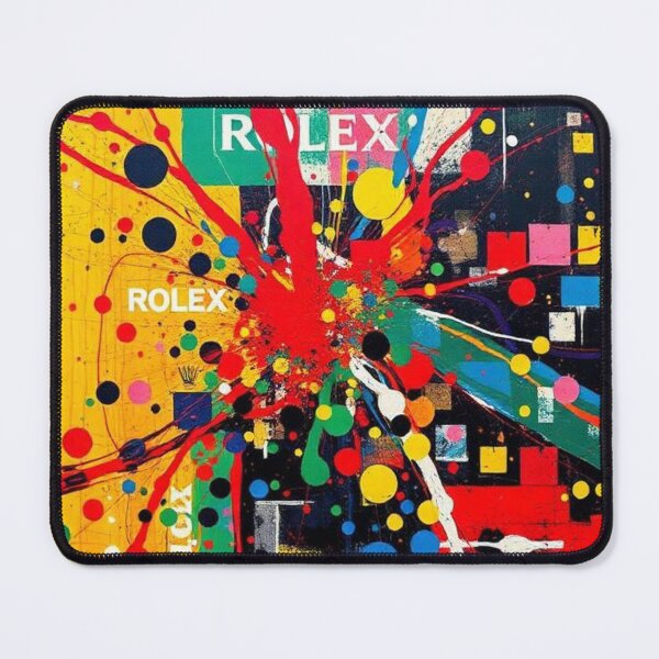 Item preview, Luxury Rolex-style typography on a multicolored paint background designed and sold by RAISC.