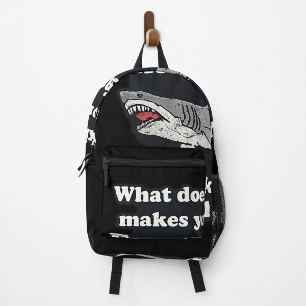 Item preview, What Doesn’t Kill You Makes You Stronger Except Sharks Funny Design designed and sold by Ekonolotie.