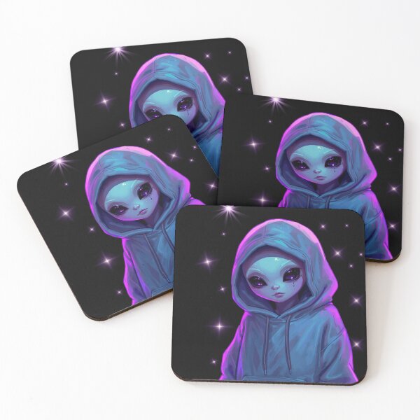 Item preview, Cyberpunk Hooded Alien designed and sold by DzoanaJourney.