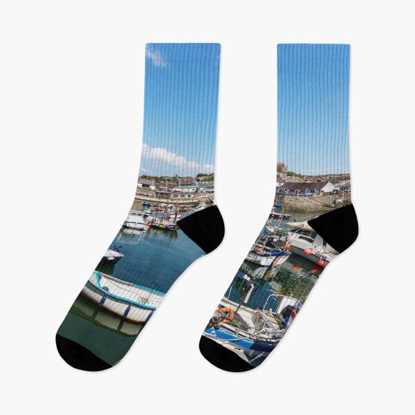Item preview, Porthleven Harbour And Boats, Cornwall, England designed and sold by Paul Thompson Photography.