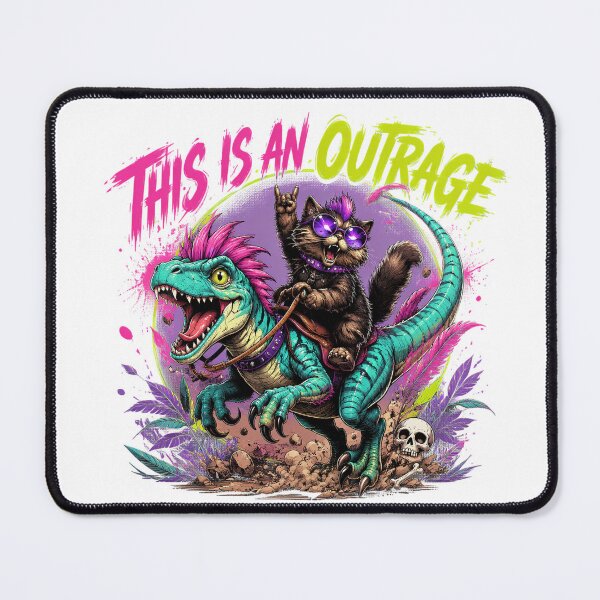Item preview, Sassy Cat Riding Dinosaur Design designed and sold by HaGuu.