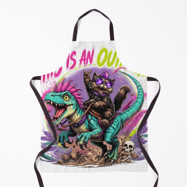 Item preview, Sassy Cat Riding Dinosaur Design designed and sold by HaGuu.