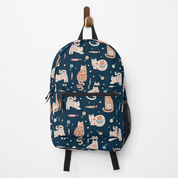 Item preview, Cats and fish designed and sold by PatternCreativa.