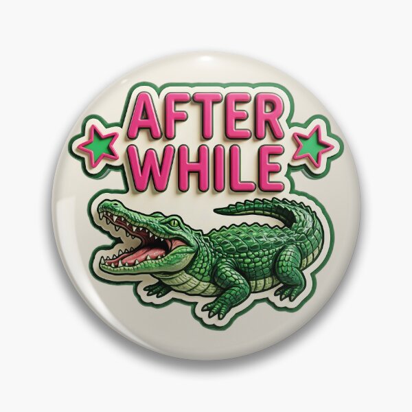 Item preview, Later Gator, After While Crocodile  designed and sold by gear-posters.
