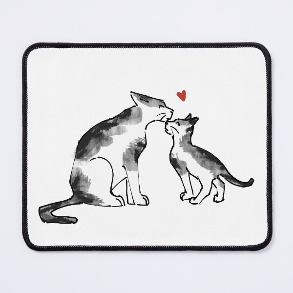 Item preview, Cat mom and her kitten designed and sold by Suunart.
