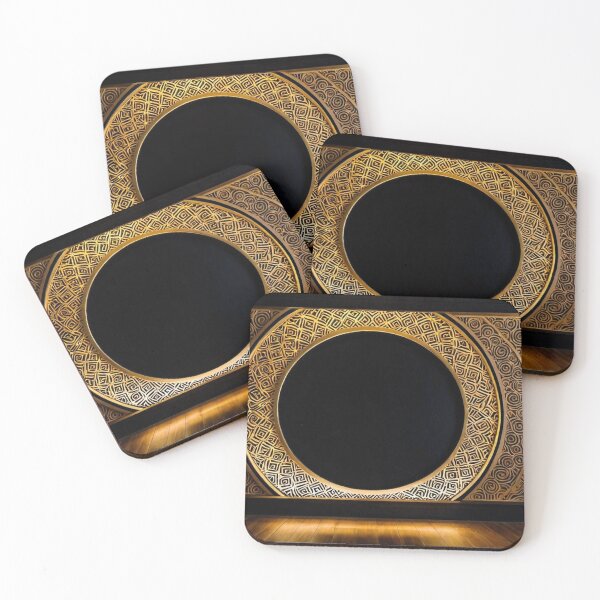 Item preview, Golden Tribal Eclipse Art designed and sold by momomoMNJ.