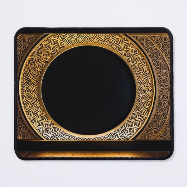 Item preview, Golden Tribal Eclipse Art designed and sold by momomoMNJ.