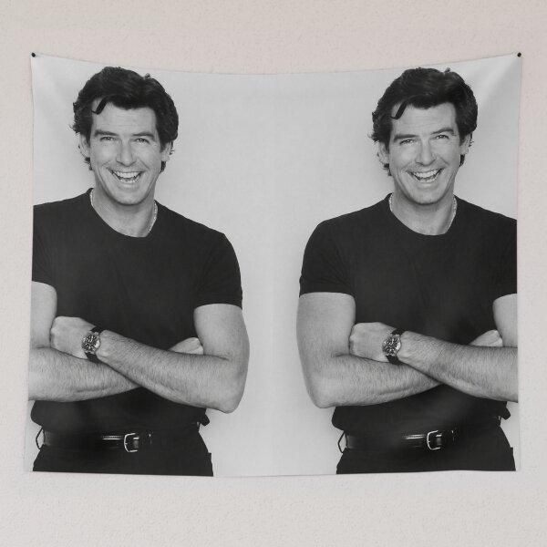 Item preview, Pierce Brosnan Black and White designed and sold by Velvet-Howl.