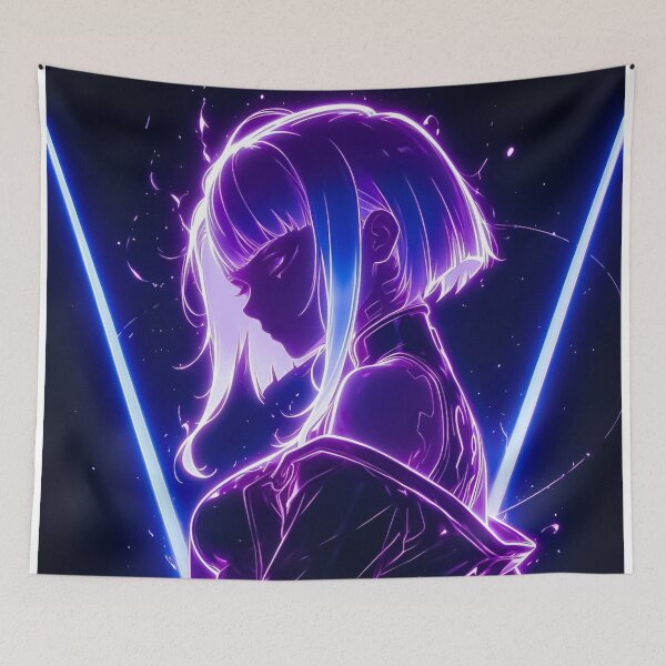 Item preview, Lucy Cyberpunk Edgerunners Neon Glow Anime Aesthetic Art  designed and sold by Dyan4.