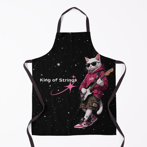 Item preview, King of Strings - Rockstar Cat designed and sold by OneCklick.