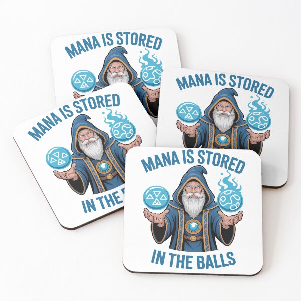 Item preview, Mana Is Stored in the Balls – Funny RPG Wizard Meme designed and sold by SEBANOX.