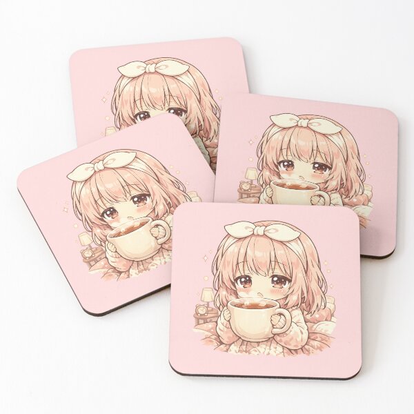 Item preview, Funny Japanese Kawaii Anime Girl Tea Lover Cute Cozy Aesthetic Gift For Introverts And Tea Addicts designed and sold by Im-Ara.