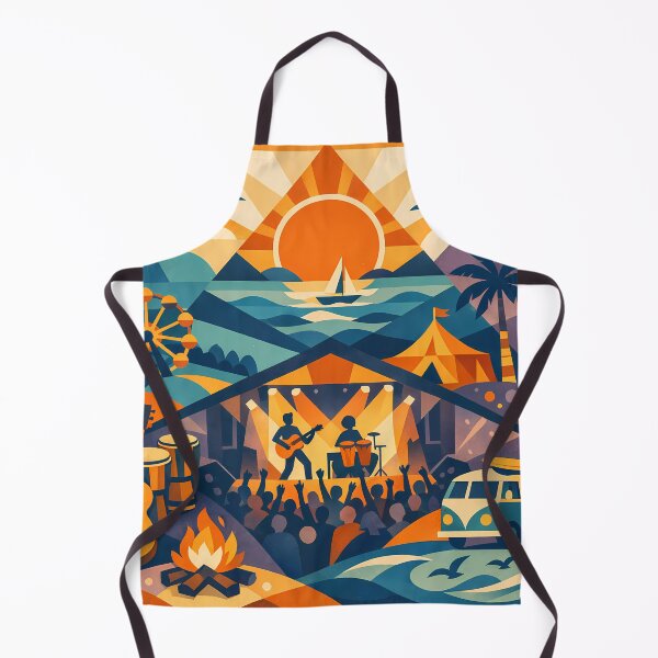 Item preview, Geometric Music Festival by the Sea designed and sold by InkSmithery.