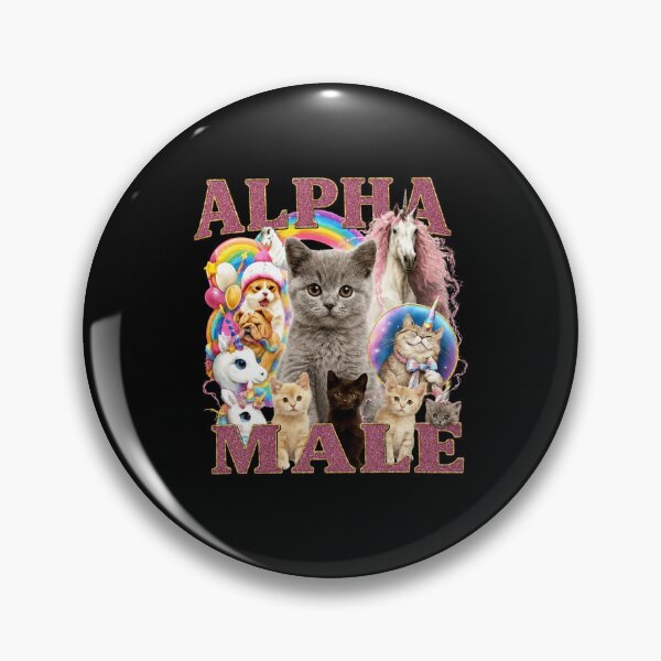 Item preview, Alpha Male Funny Kitten, Funny Cat Meme designed and sold by DETOYASHALL.